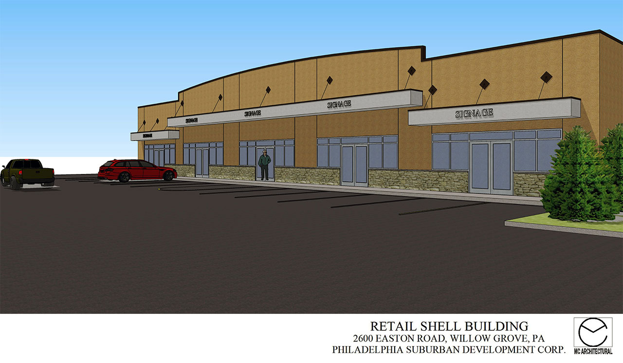 retail building architectural design image
