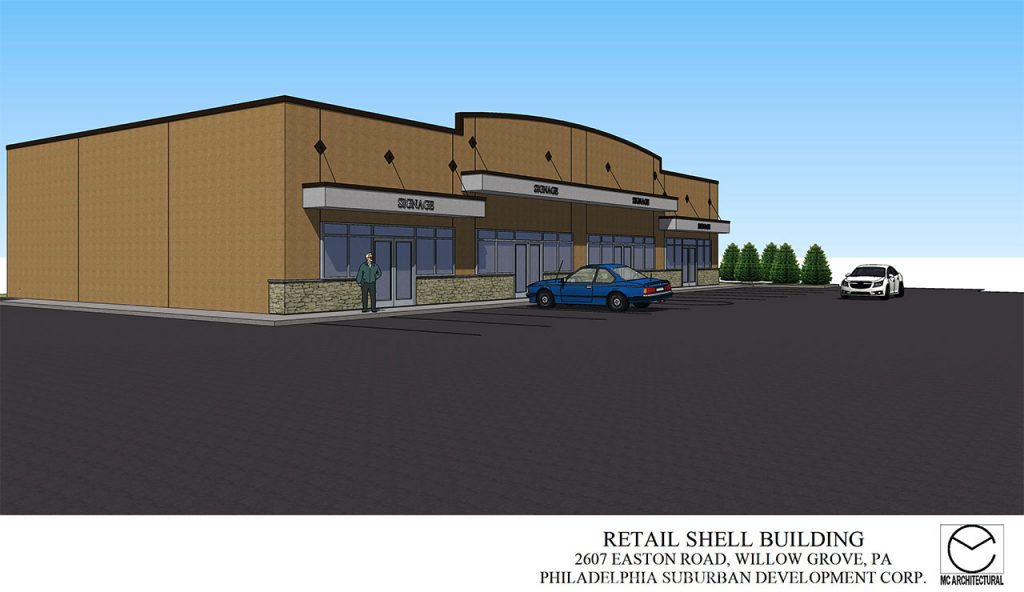 retail building architectural design image
